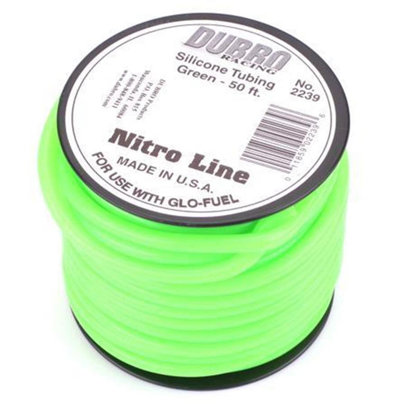 Dubro 2239 SILICONE TUBING NITRO GREEN 1M