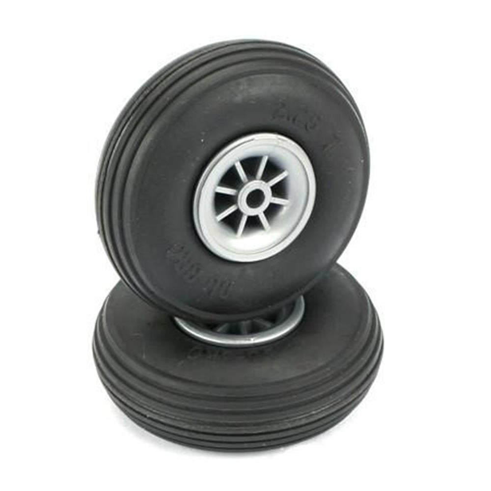 Dubro 225T TREADED WHEEL 2-1/4 INCH 57MM (10908694983)
