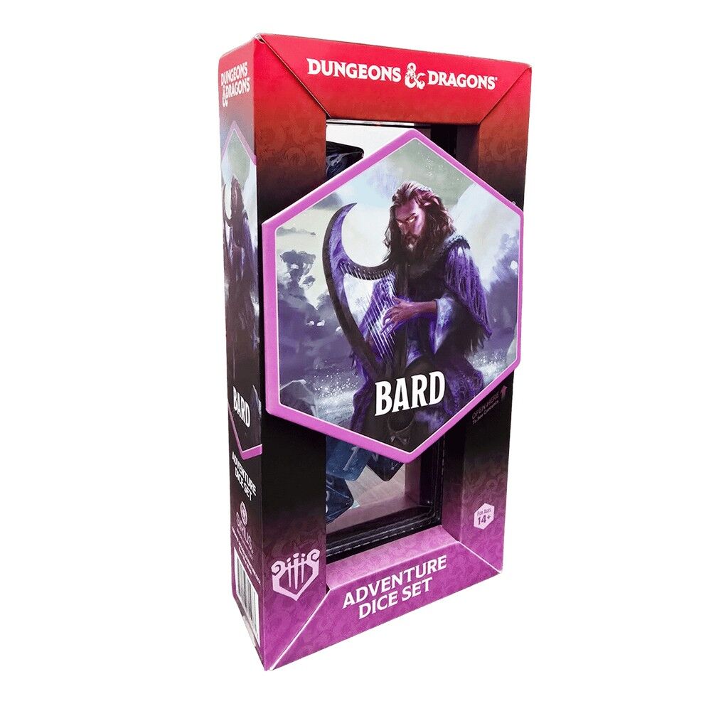 Sirius D&D Adventure Dice Bard: Blue, Black - SDZ2002-28