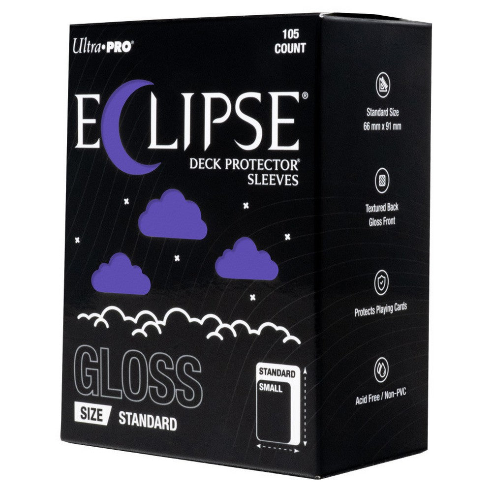 Ultra Pro ECLIPSE Gloss Standard Deck Protector Sleeves 105 Count Royal Purple - UP16706