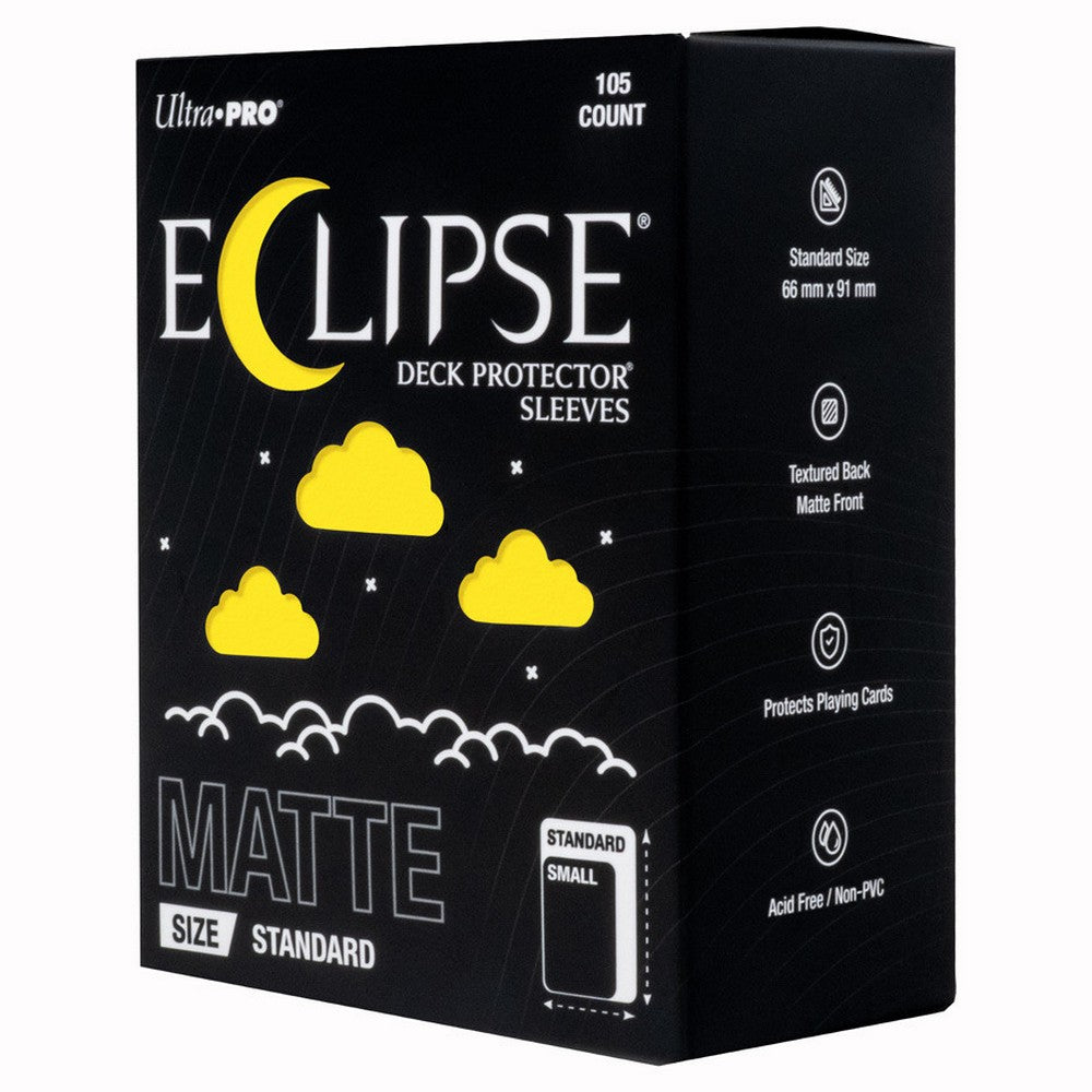 Ultra Pro ECLIPSE Matte Standard Deck Protector Sleeves 105 Count Lemon Yellow - UP16687