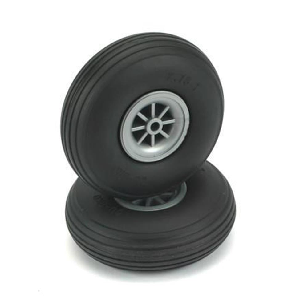 Dubro 275T 2 3/4 TREADED LIGHT WHEELS (10908725127)