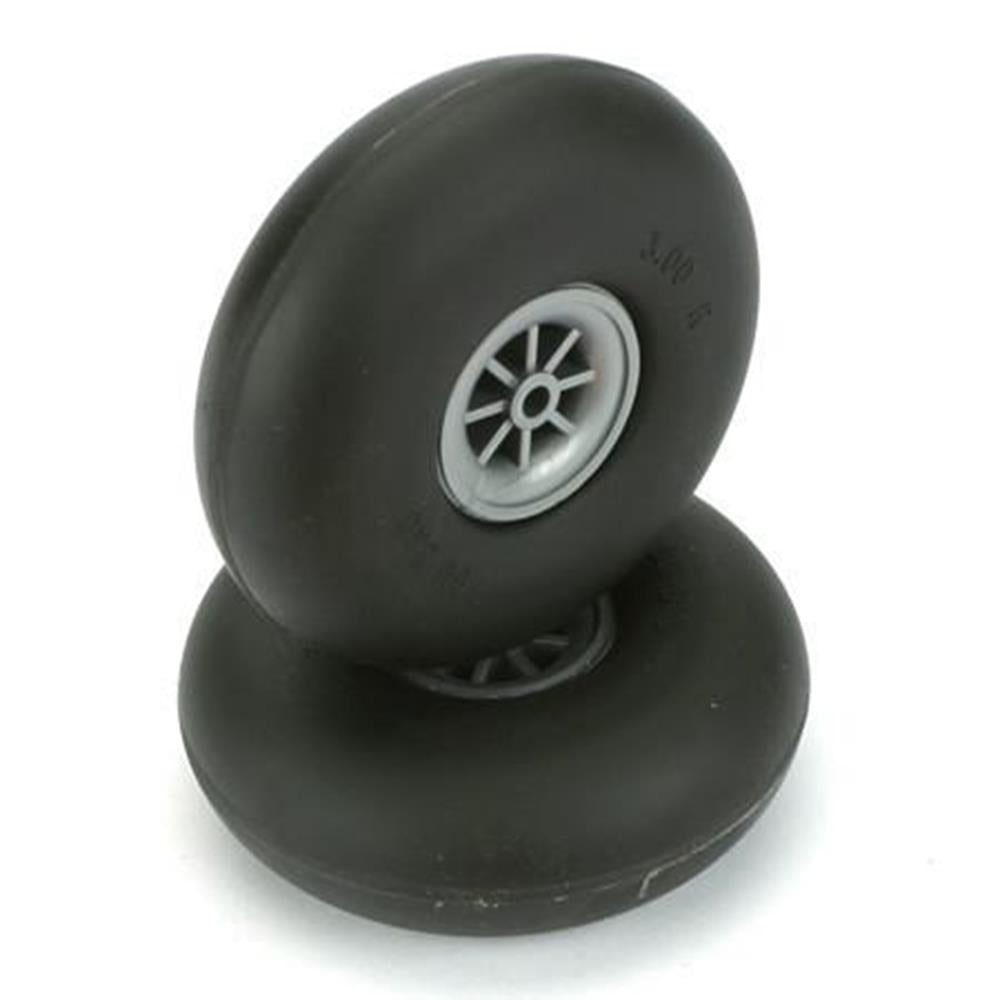 Dubro 300R 3" (76.2mm) Smooth Wheels - 1 Pair (8324593025261)