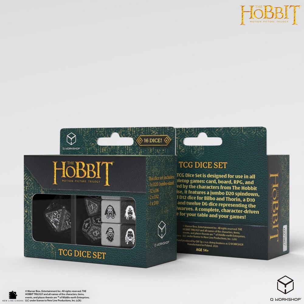Q Workshop The Hobbit TCG Dice Set Umbral Hollow - QW-HOB/190166/TCGS02