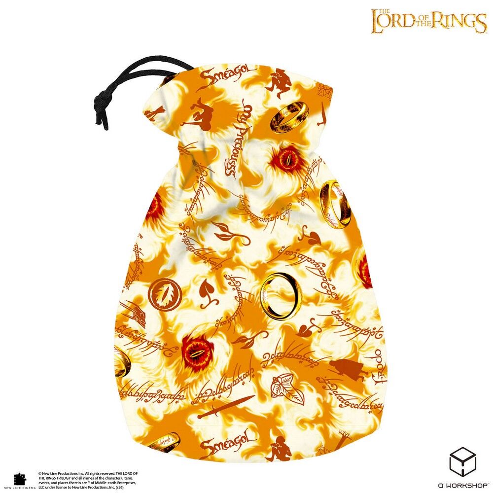 Q Workshop The Lord Of The Rings: Ring-bearers Full Art Dice Pouch - QW-LOTR/POU/190166/FARB