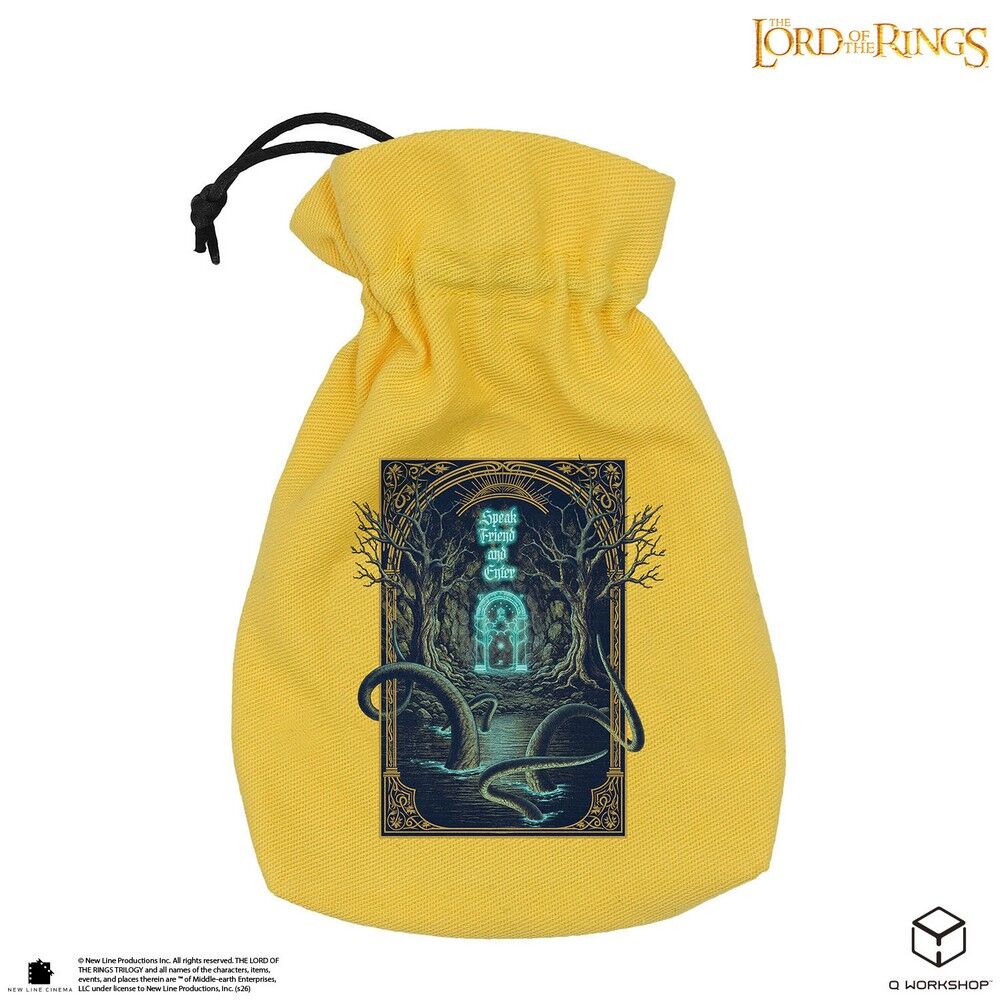 Q Workshop The Lord of the Rings: Doors of Durin Dice Pouch - QW-LOTR/POU/190166/DOD