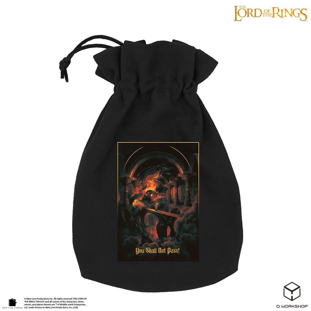 Q Workshop The Lord of the Rings: Bridge of Khazad-dum Dice Pouch - QW-LOTR/POU/190166/BRI