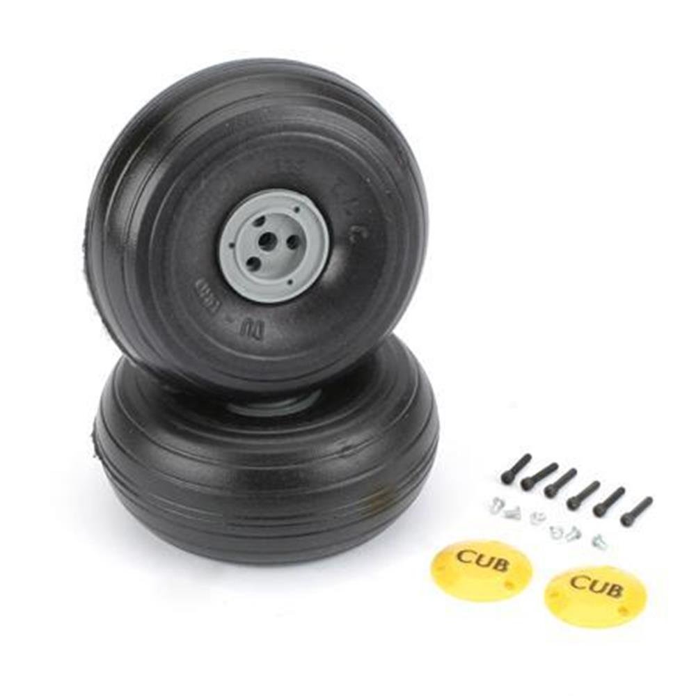 Dubro 338TLC 1/5 J3 CUB WHEELS (PR) TREADLITE (10908751111)