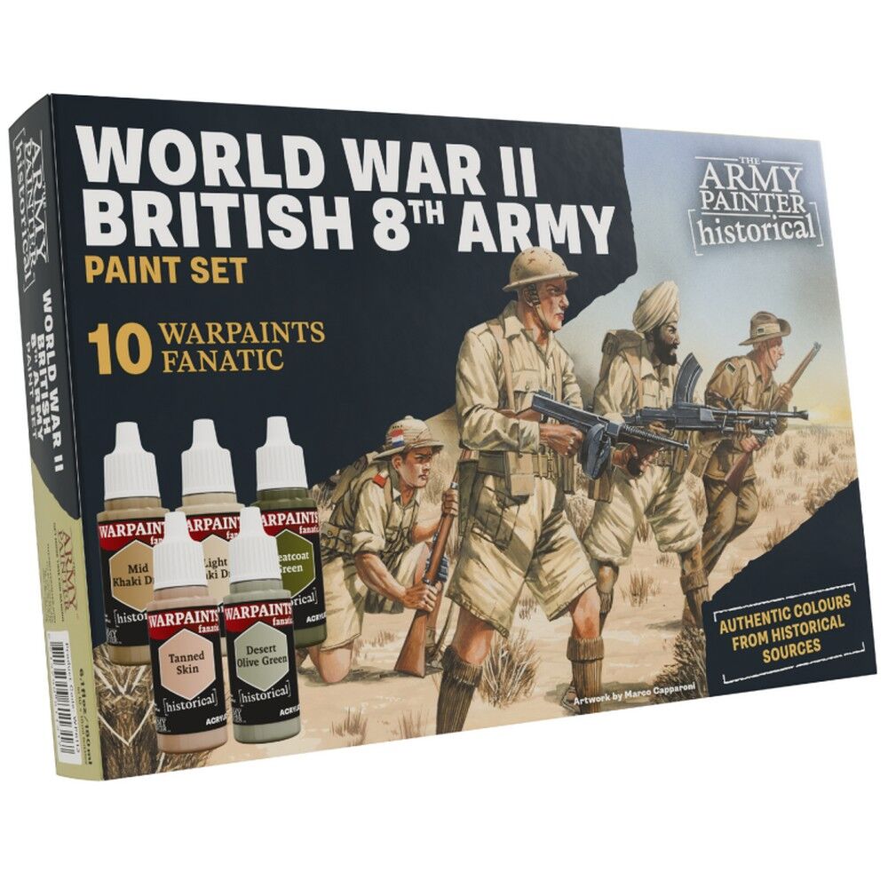 Army Painter Historical: WWII British 8th Army Paint Set - WP8113