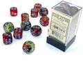 Chessex Nebula 16mm d6 Primary/blue Luminary Dice Block (12