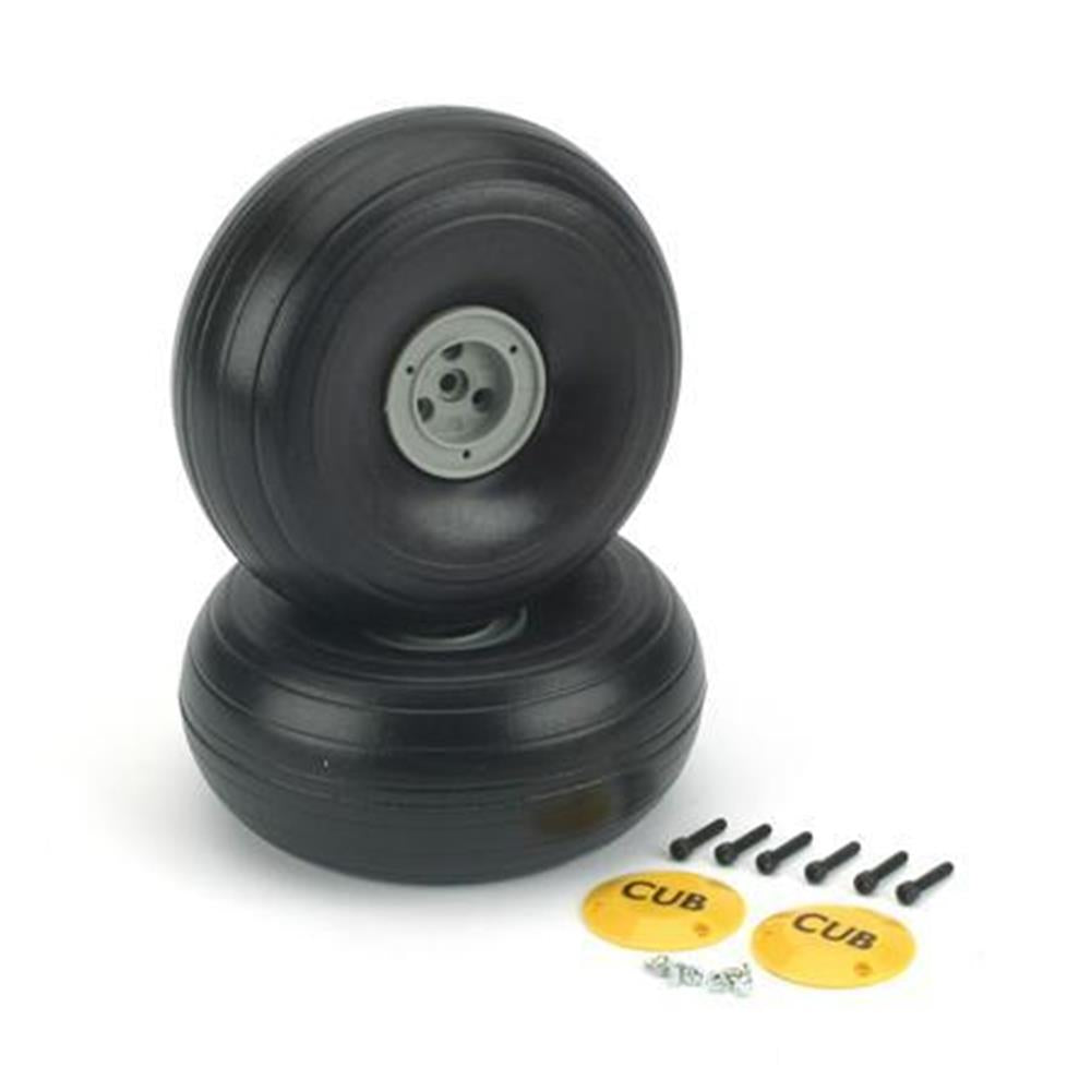 Dubro 425TLC 1/4 J3 CUB WHEELS(PR) TREADLITE (10908764103)