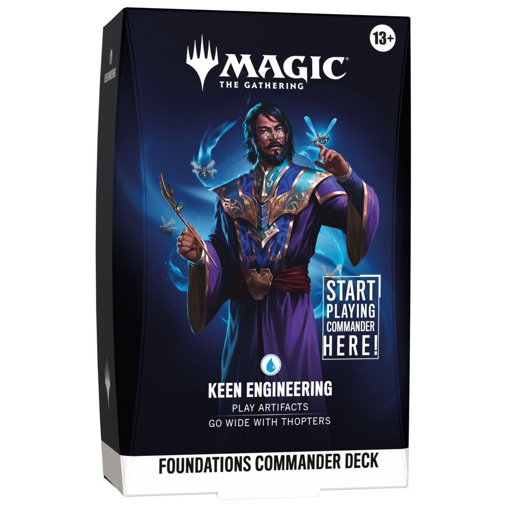 Magic Foundations Starter Commander Deck Keen Engineering
