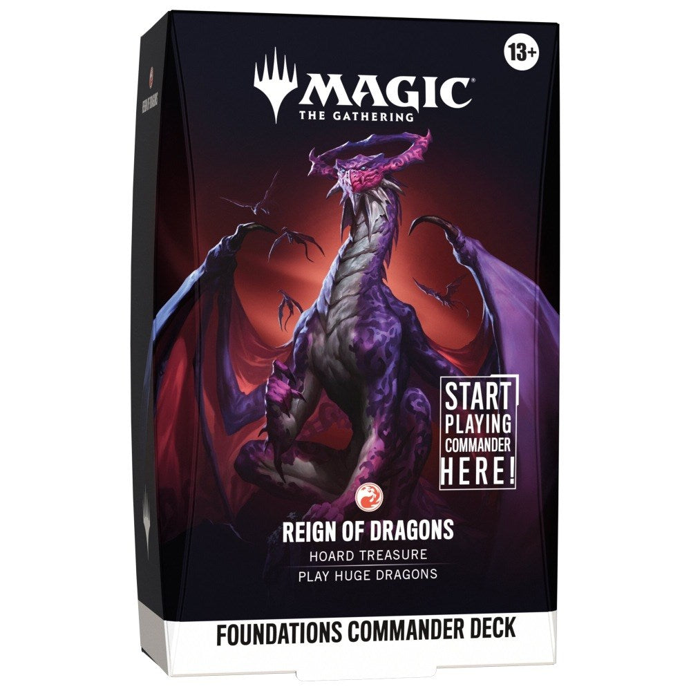 Magic Foundations Starter Commander Deck Reign of Dragons