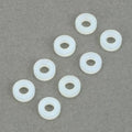 Dubro 635 4-40 Nylon Flat Washers (8/pkg) (10908789255)