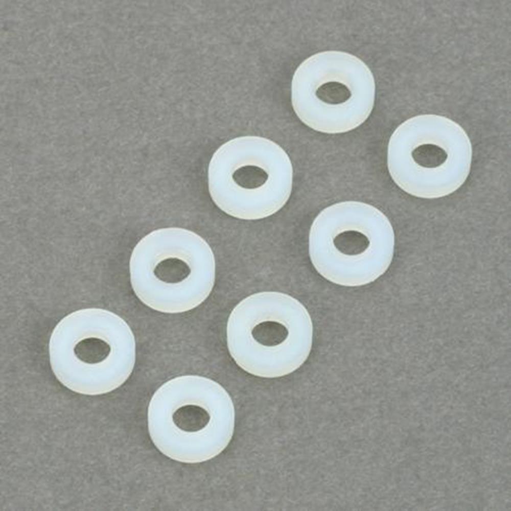 Dubro 635 4-40 Nylon Flat Washers (8/pkg) (10908789255)