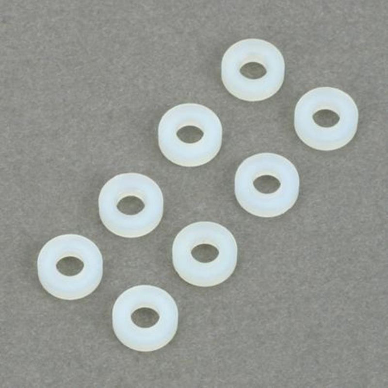 Dubro 635 4-40 Nylon Flat Washers (8/pkg) - Hobby City NZ (10908789255)