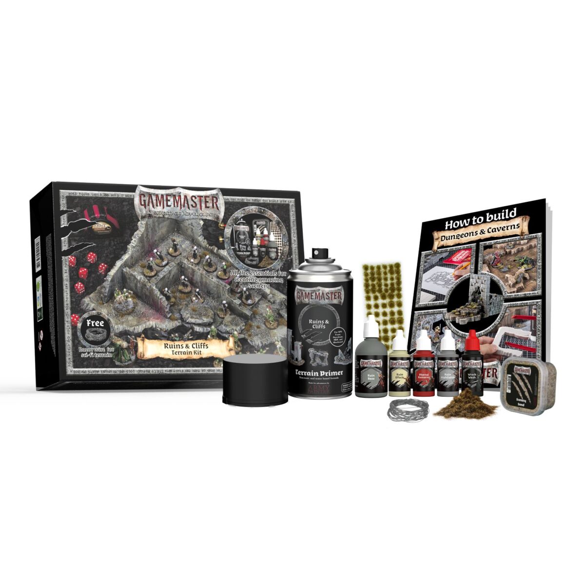 GameMaster Ruins & Cliffs Terrain Kit - GM4004