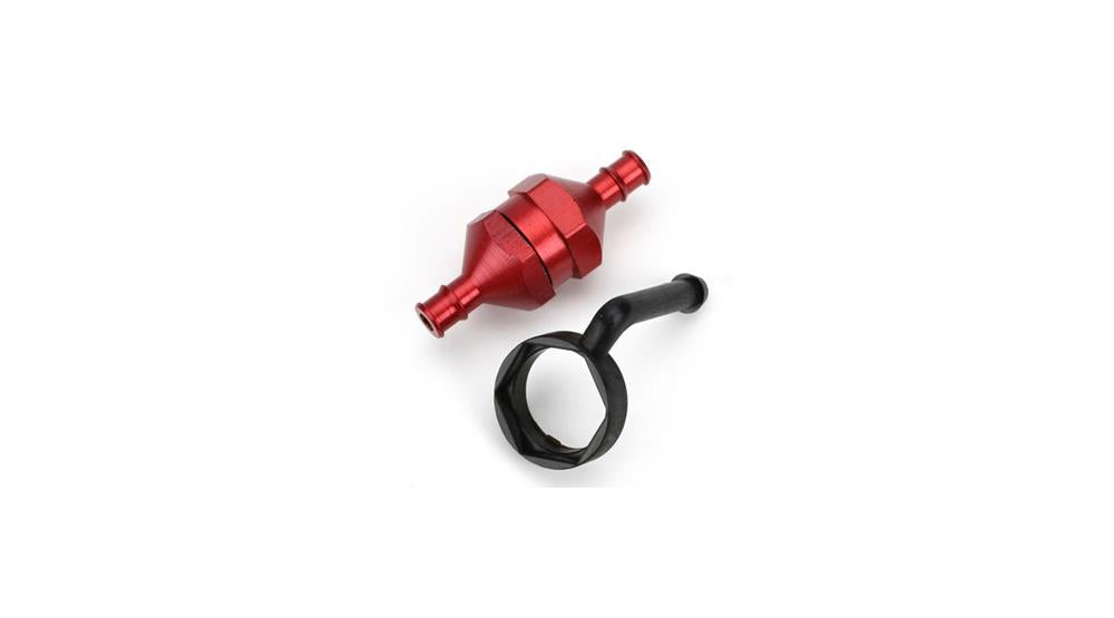 Dubro 834 RED IN LINE FUEL FILTER (10908804871)