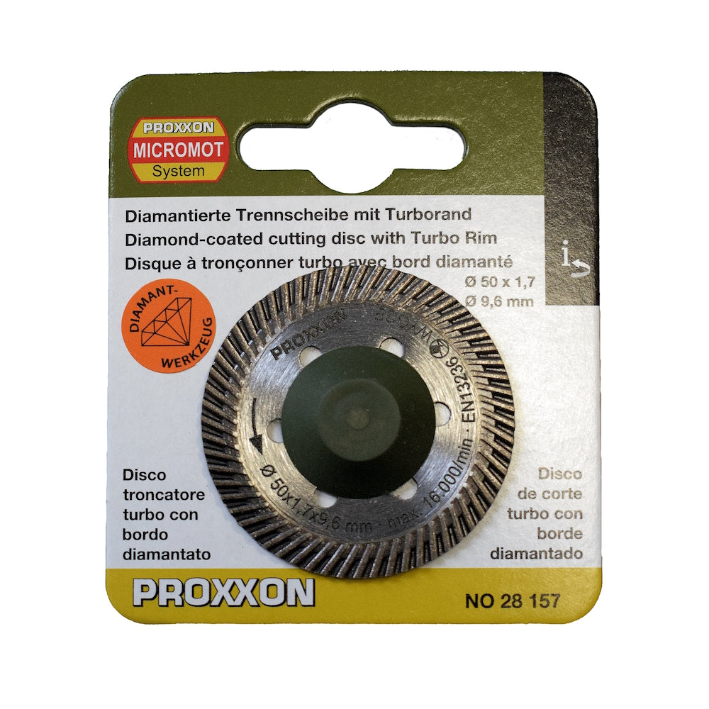 Proxxon Tools Diamond Coat. CUTTING DISC with Turbo Ring