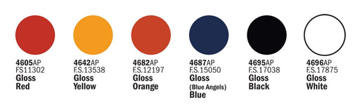 Italeri 435AP VALLEJO PAINT - TRUCK & TRAILER - 6 PCS (8948590969069)