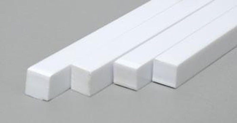 Evergreen 196 Styrene Strip (0.188 X 0.188 X 14") - 4 pieces