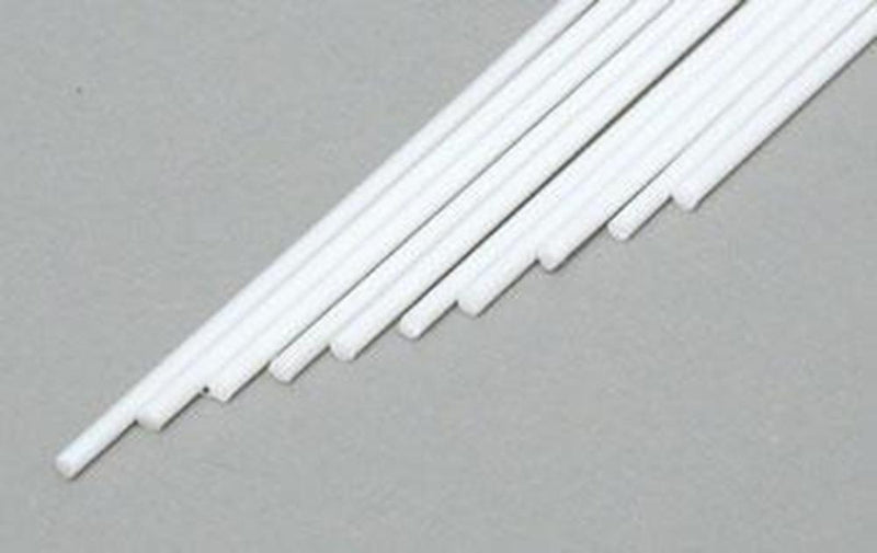 Evergreen 210 Styrene Round Rod (0.030 X 14") - 10 pieces