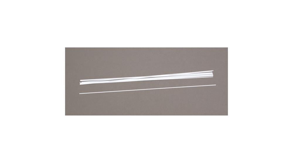 Evergreen 8206 Styrene HO Scale Strip 2 x 6 (0.022 X 0.066 X 14") - 10 pieces (10908976647)