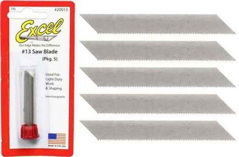 Excel Tools 20013 #13 Fine Saw Replacement Blades (5pk) - Hobby City NZ