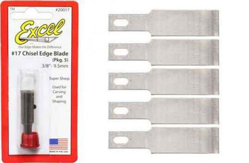 Excel Tools 20017 #1 Chisel Blades B17 Pk5 - Hobby City NZ