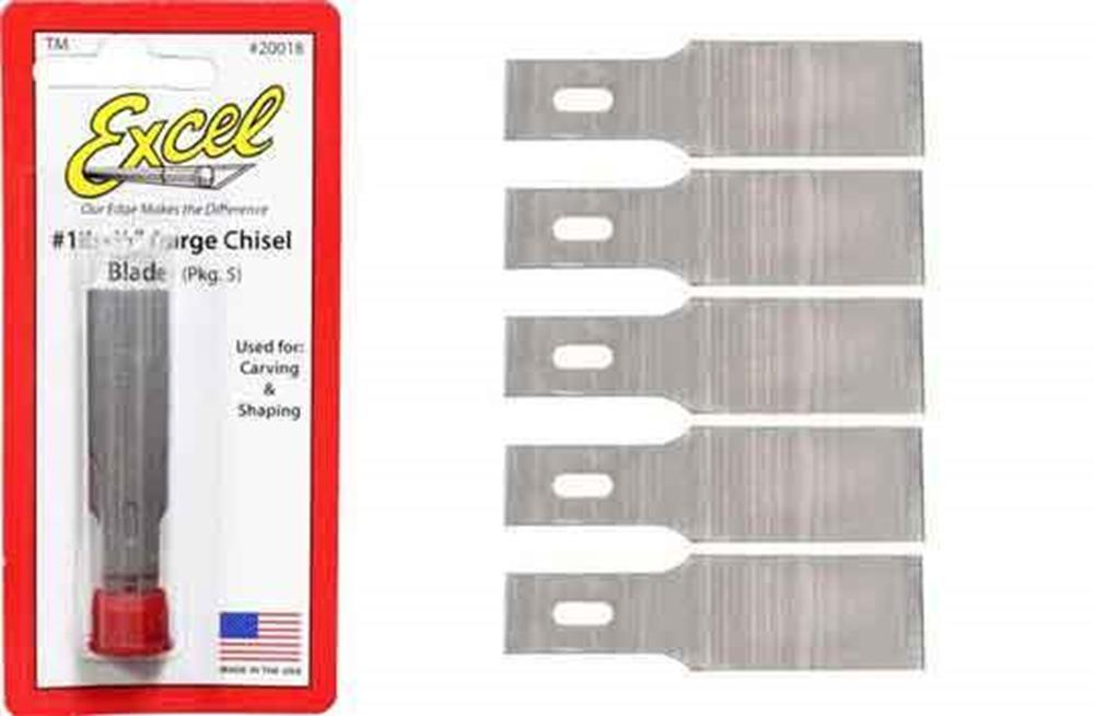 Excel Tools 20018 #2 Chisel Point Blades B18 PK5 (10908990407)