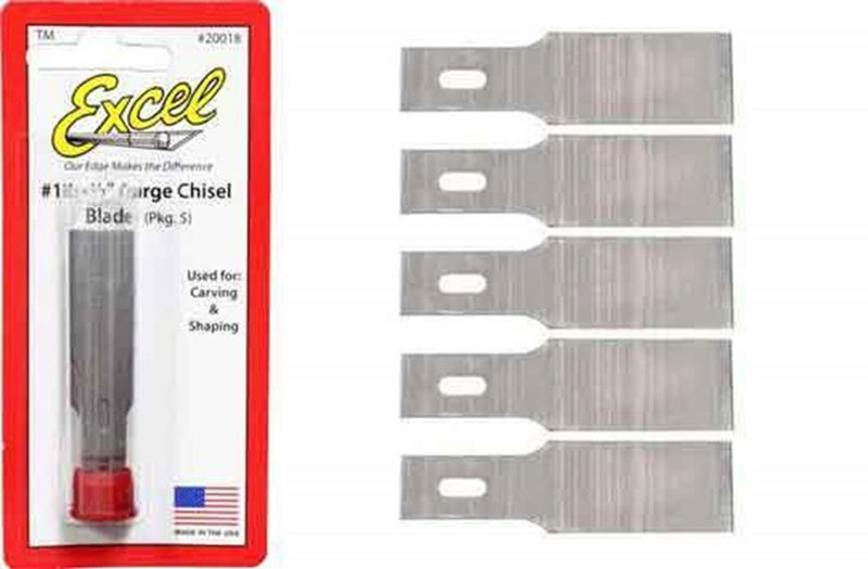 Excel Tools 20018 #2 Chisel Point Blades B18 PK5 - Hobby City NZ