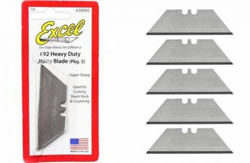 Excel Tools 20092 Stanley type Knife Blades Pk5 - Hobby City NZ