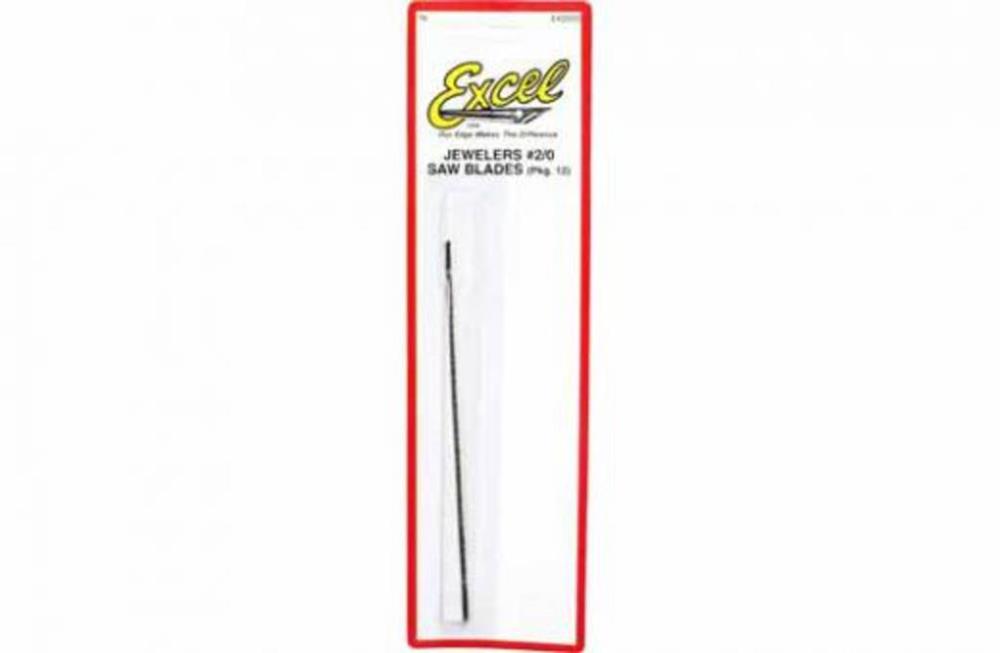 Excel Tools 20520 Jewellers Saw Blades #2/0 PK12 (8324594663661)