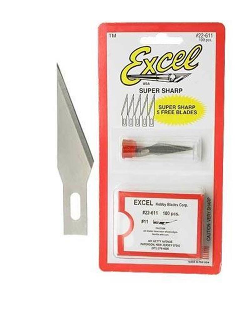 Excel Tools 22511 #11 Blades - Bulk Pack (100pcs) (8324594696429)