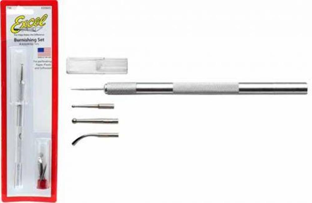 Excel Tools 30605 Burnisher with 4 Assorted Tips (10909001607)