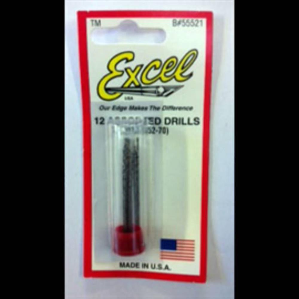 Excel Tools 50054 Drill Bits 1.397mm PK12 (10909008519)