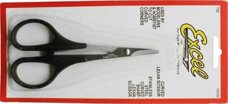 Excel Tools 55533 Curved Scissors for Polycarb - Hobby City NZ