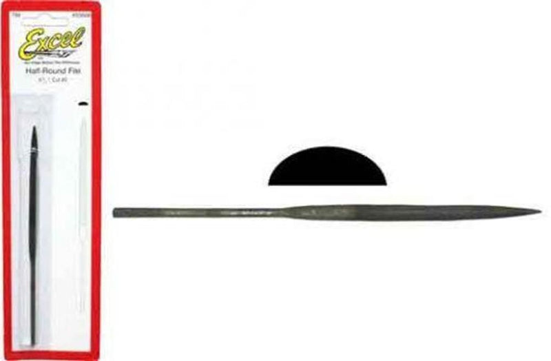 Excel Tools 55606 Needle File Half Round - Hobby City NZ