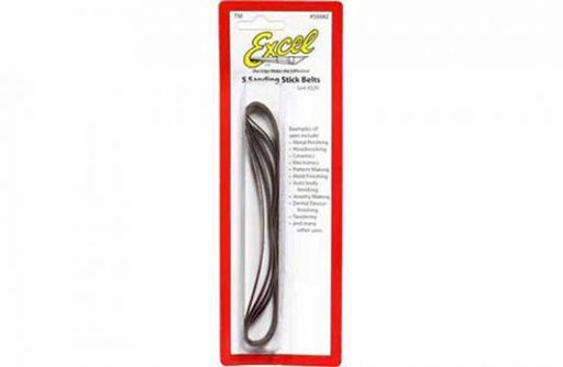 Excel Tools 55682 Spare Belts #320 Grit pack 5 - Hobby City NZ