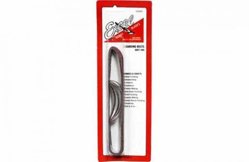 Excel Tools 55685 Spare Belts #80 Grit pack 5 - Hobby City NZ