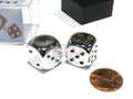 Chessex Silver Metallic 16mm d6 Pair