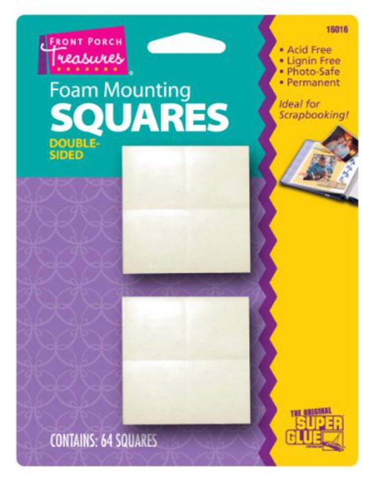Super Glue Foam Mounting Squares (64 D/S)