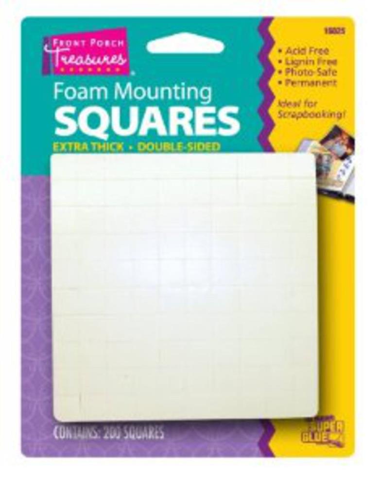 Super Glue Foam Mounting Squares Thick