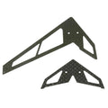 xzGaui 207045 H255 CF FIN & TAIL (A-TYPE) BLACK (7537512644845)