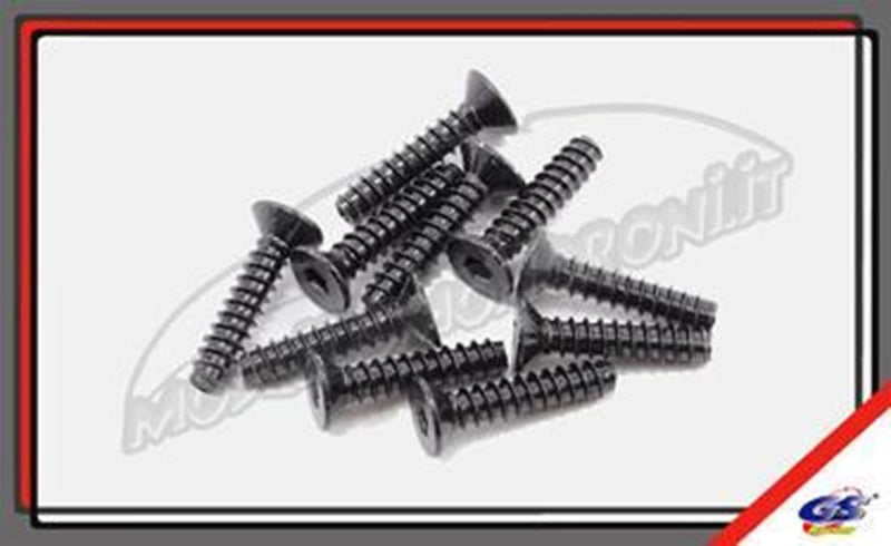 zGS Racing GS-650211 M4X18 HEX SOKET FH/TP SCREW (10)