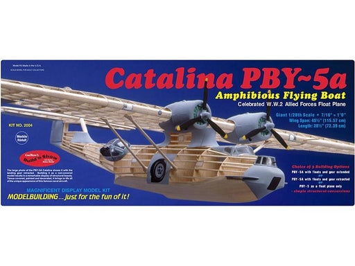 Guillows #2004 1/28 Consolidated PBY-5A Catalina - Balsa Display Kit - Hobby City NZ (7654601883885)