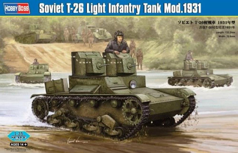 Hobby Boss 82494 1/35 Soviet T-26 Light Infantry
