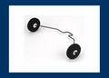 HobbyZone HBZ7106 *SUPER CUB LANDING GEAR WITH WHEELS (7537547706605)