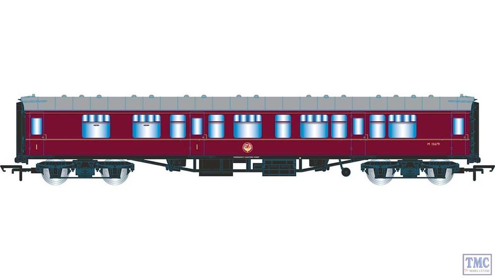cHornby R4689 BR Non-cor. 57' Crimson Comp (8278007546093)