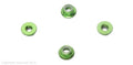 xHyperion HP-NUTLPGR5 5MM FLANGE LOCK NUT SET GREEN (LOW PROFILE) (7537627496685)